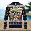 Men And Women Christmas Gift NHL Tampa Bay Lightning Cute 12 Grinch Face Xmas Day 3D Ugly Christmas Sweater