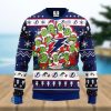 Men And Women Christmas Gift NFL Seattle Seahawks Cute 12 Grinch Face Xmas Day 3D Ugly Christmas Sweater