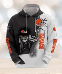 Mens Cleveland Browns 3D Hoodie Ultra Death Graphic Gift