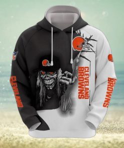 Mens Cleveland Browns 3D Hoodie Ultra Death Graphic Gift