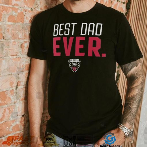 Men’s D.C. United Fanatics Branded Black Best Dad Ever Father’s Day T Shirt