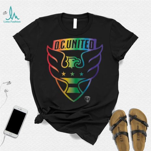 Men’s D.C. United Fanatics Branded Black Team Pride Logo T Shirt
