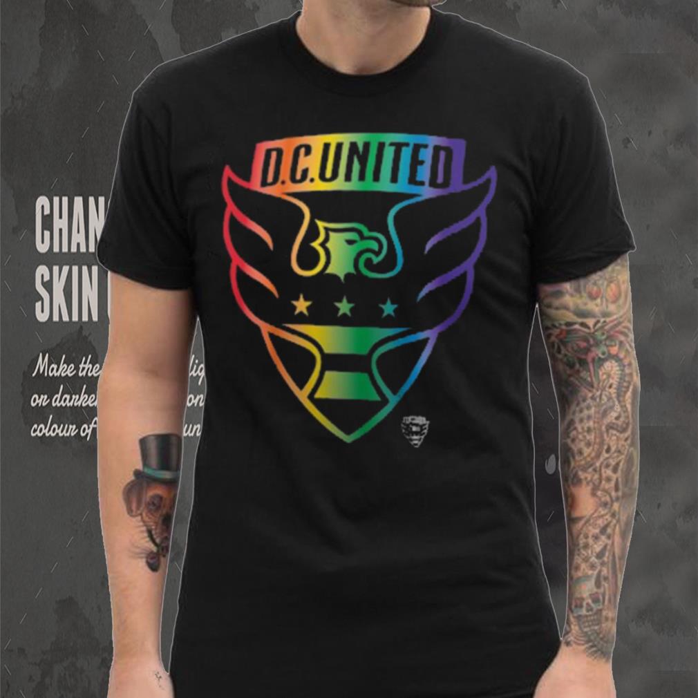 Men's D.C. United Fanatics Branded Black Team Pride Logo T Shirt Men's D.C. United Fanatics Branded Black Team Pride Logo T Shirt