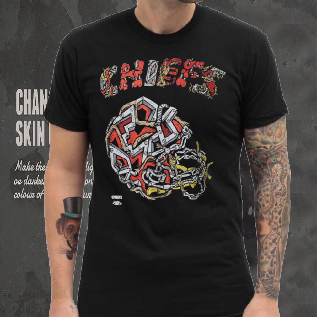 Men's Distortedd Black Kansas City Chiefs LEADERS T Shirt Men's Distortedd Black Kansas City Chiefs LEADERS T Shirt