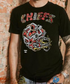 Men's Distortedd Black Kansas City Chiefs LEADERS T Shirt