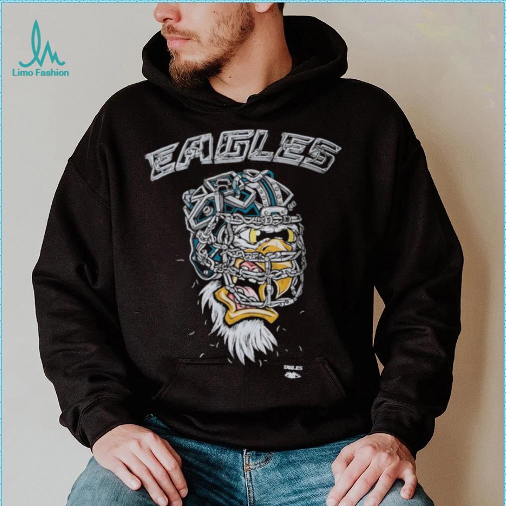 Men’s Distortedd Black Philadelphia Eagles LEADERS T Shirt Men’s Distortedd Black Philadelphia Eagles LEADERS T Shirt