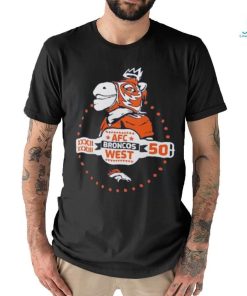 Men's Fanatics Branded Navy Denver Broncos Lucha Libre T Shirt