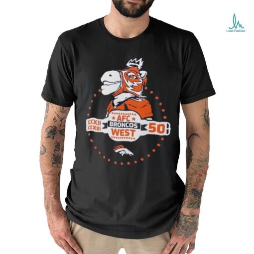 Men’s Fanatics Branded Navy Denver Broncos Lucha Libre T Shirt
