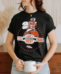 Men's Fanatics Branded Navy Denver Broncos Lucha Libre T Shirt