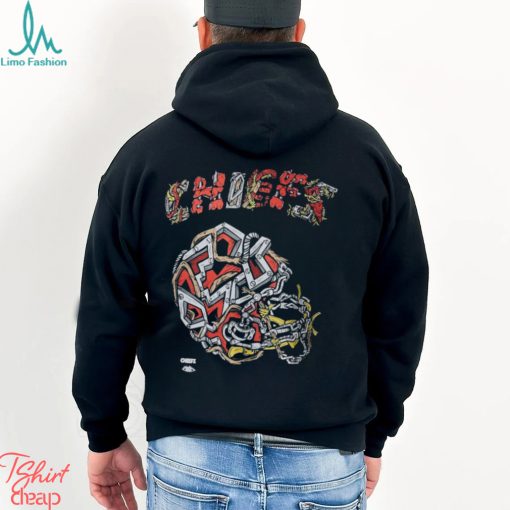 Men’s Kansas City Chiefs Distortedd Black LEADERS T Shirt