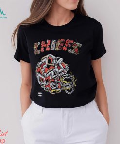 Men's Kansas City Chiefs Distortedd Black LEADERS T Shirt