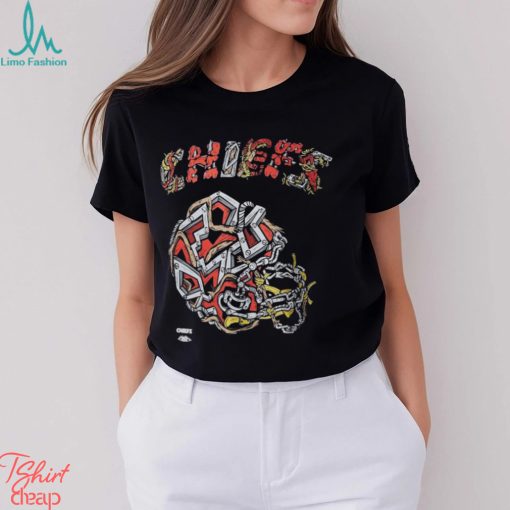Men’s Kansas City Chiefs Distortedd Black LEADERS T Shirt