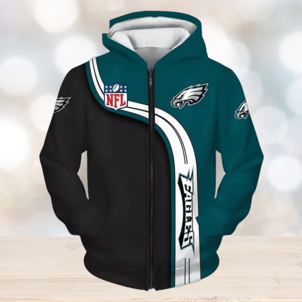 Mens Luxury Philadelphia Eagles 3D Printed Hoodie Mens Luxury Philadelphia Eagles 3D Printed Hoodie