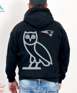 Men's New England Patriots OVO x NFL Navy OG Owl T Shirt
