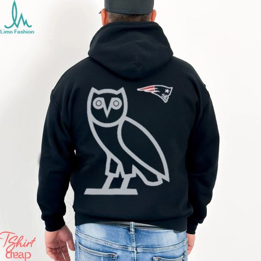 Men’s New England Patriots OVO x NFL Navy OG Owl T Shirt