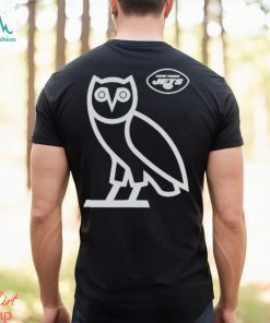 Men's New York Jets OVO x NFL Green OG Owl T Shirt