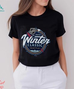 Men's Seattle Kraken Fanatics Branded Heather Charcoal 2024 NHL Winter Classic T Shirt