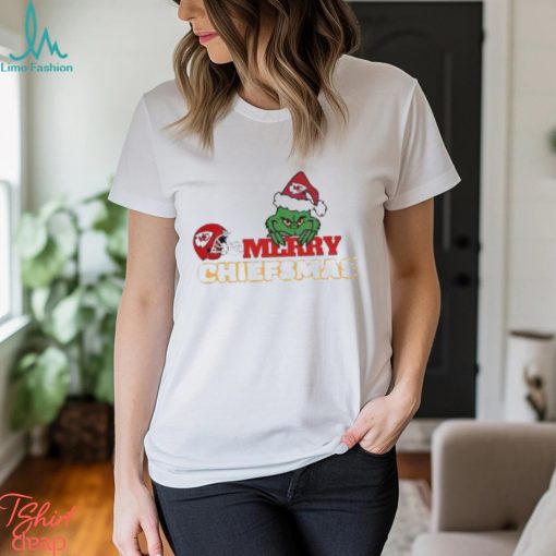 Merry Chiefsmas, Santa Grinch Kansas City Chiefs Shirt
