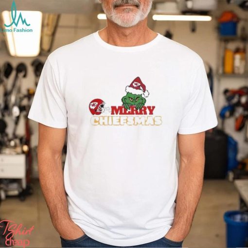 Merry Chiefsmas, Santa Grinch Kansas City Chiefs Shirt