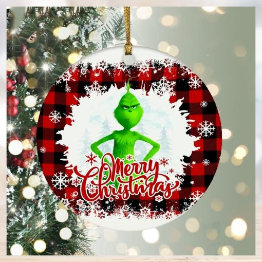 Merry Christmas 2023 Grinch Ornaments
