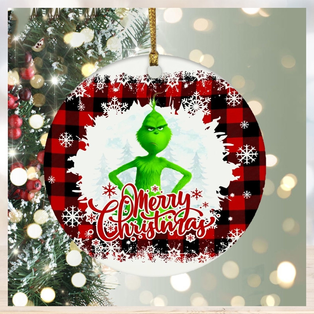 Merry Christmas 2023 Grinch Ornaments Merry Christmas 2023 Grinch Ornaments
