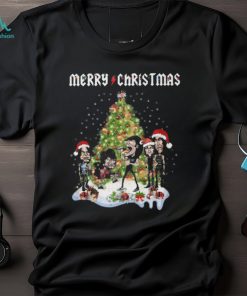 Merry Christmas ACDC Rock Band T Shirt