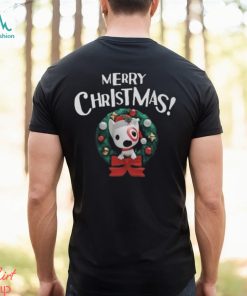 Merry Christmas Bullseye Santa Dog Team Member Target Classic T Shirt