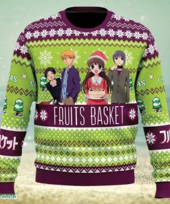 Merry Christmas Fruits Basket Ugly Christmas Sweater Funny Gift Ideas Christmas