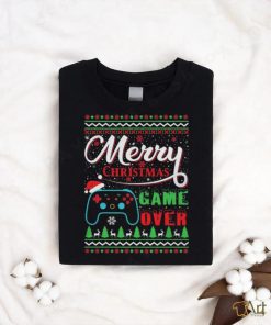 Merry Christmas Game Over Ugly Christmas Shirt
