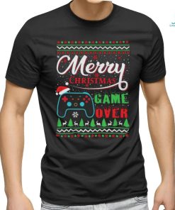Merry Christmas Game Over Ugly Christmas Shirt