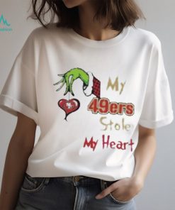 Merry Christmas Grinch Nfl San Francisco 49ers Team Stole My Heart Limited Shirt