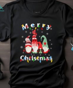 Merry Christmas Light Gnome Pajamas T Shirts