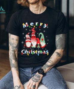 Merry Christmas Light Gnome Pajamas T Shirts