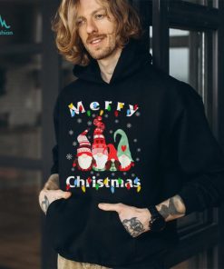 Merry Christmas Light Gnome Pajamas T Shirts