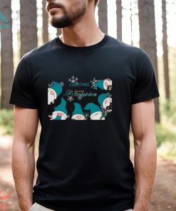 Merry Christmas Miami Dolphins Funny Sport Black