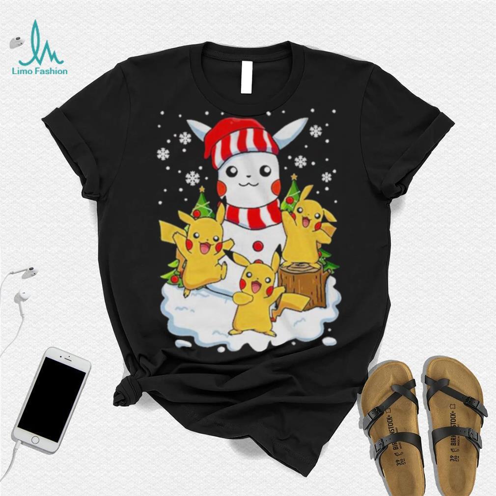 Merry Christmas Santa Pikachu mashup T shirt Merry Christmas Santa Pikachu mashup T shirt
