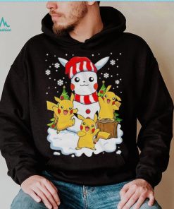 Merry Christmas Santa Pikachu mashup T shirt