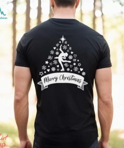 Merry Christmas figure skater Christmas tree shirt