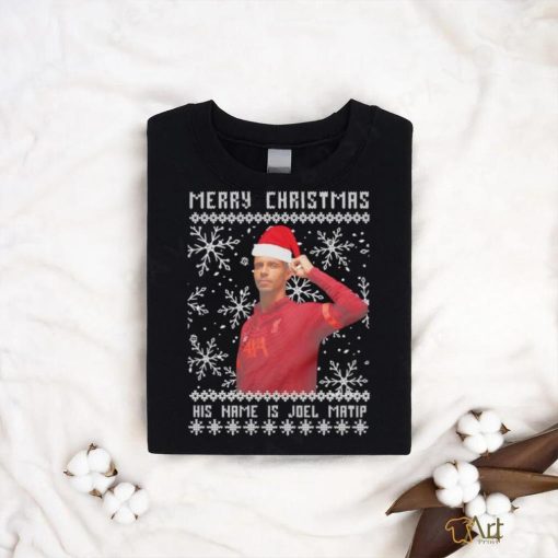 Merry Christmas his name is Joel Matip ugly shirt