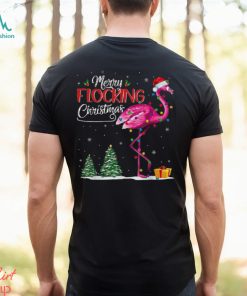Merry Flocking Christmas Christmas Flamingo Classic T Shirt, hoodie, sweater, long sleeve and tank top Merry Flocking Christmas Christmas Flamingo Classic T Shirt