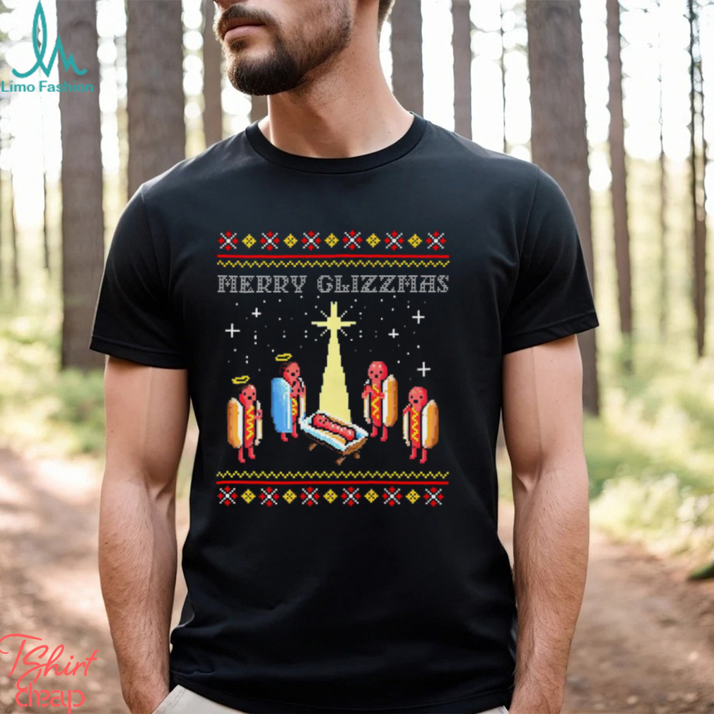 Merry Glizzmas Tacky Funny Merry Christmas Hot Dogs Unisex Sweatshirt Merry Glizzmas Tacky Funny Merry Christmas Hot Dogs Unisex Sweatshirt