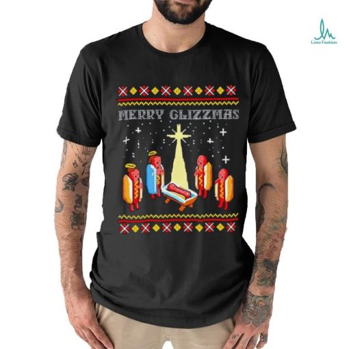 Merry Glizzmas Tacky ugly Christmas shirt