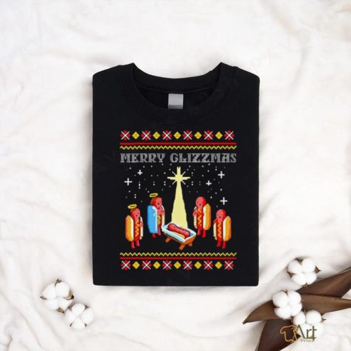 Merry Glizzmas Tacky ugly Christmas shirt