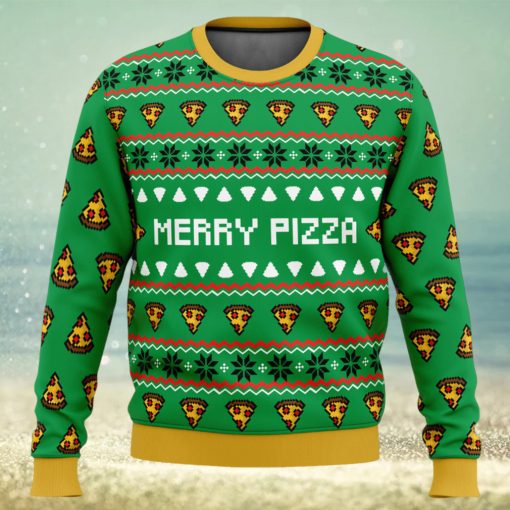 Merry Pizza Ugly Christmas Sweater