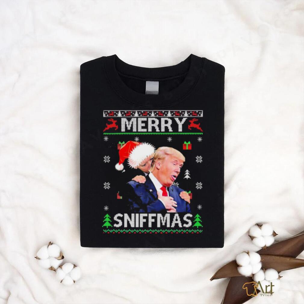 Merry Sniffmas Trump Biden Ugly Christmas Shirt Merry Sniffmas Trump Biden Ugly Christmas Shirt