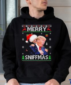 Merry Sniffmas Trump Biden Ugly Christmas Shirt, hoodie, sweater, long sleeve and tank top Merry Sniffmas Trump Biden Ugly Christmas Shirt