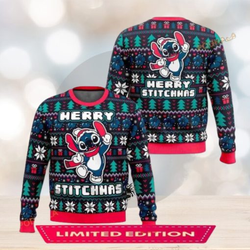 Merry Stitchmas Stitch Ugly Christmas Sweater