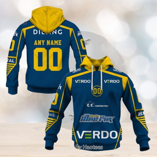 Metal Ligaen Herning Blue Fox Home Jersey 2324 Style Hoodie, T Shirt, Zip Hoodie, Sweatshirt