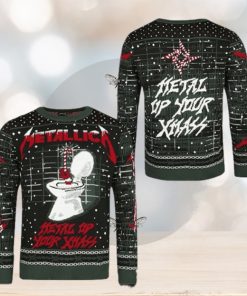 Metallica Metal Up Your Ass Xmas Holiday Ugly Christmas Sweater