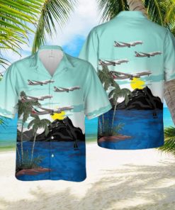 Mexican Air Force Boeing 787 8 Dreamliner Aloha Short Sleeve 3D Printed Hawaiian Shirt For Men And Women